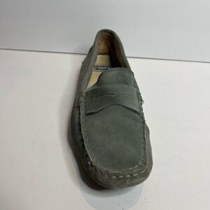 Lacoste Men's Suede Loafers in Olive